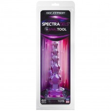 Фиолетовая анальная ёлочка SpectraGels Purple Anal Tool - 17,5 см. (Doc Johnson 0290-01-CD)